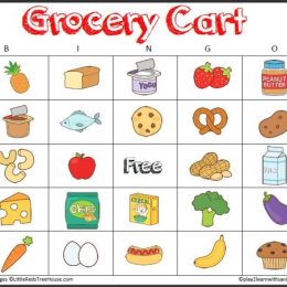 FREE Grocery Shopping Bingo Game and Scavenger Hunt