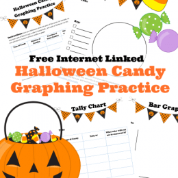 Put old candy to good use! Check out this FREE Halloween Candy Graphing Practice Printable! #fhdhomeschoolers #freehomeschooldeals #graphing #hsfreebies #hsmath