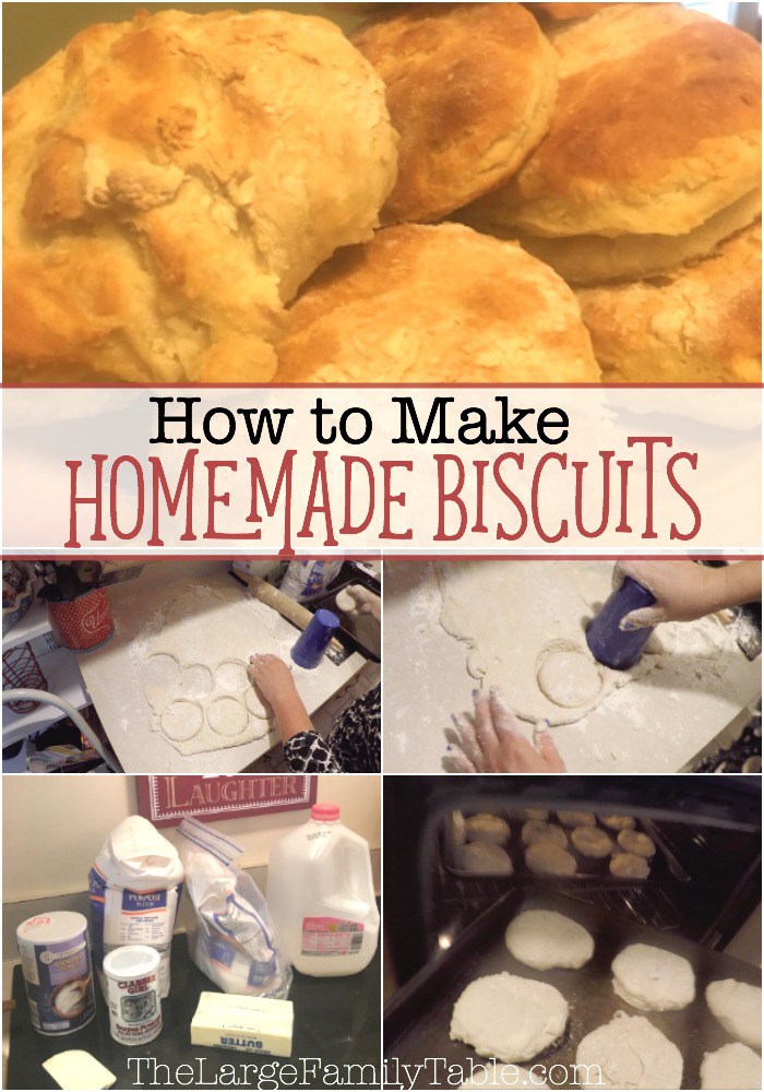 Homemade biscuit recipe