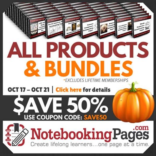 50% Off Products & Bundles at NotebookingPages.com - Ends Soon!