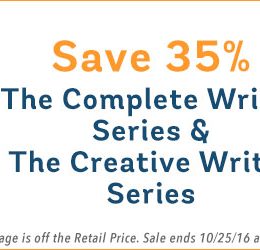 35% Off The Complete Writer & The Creative Writer Series