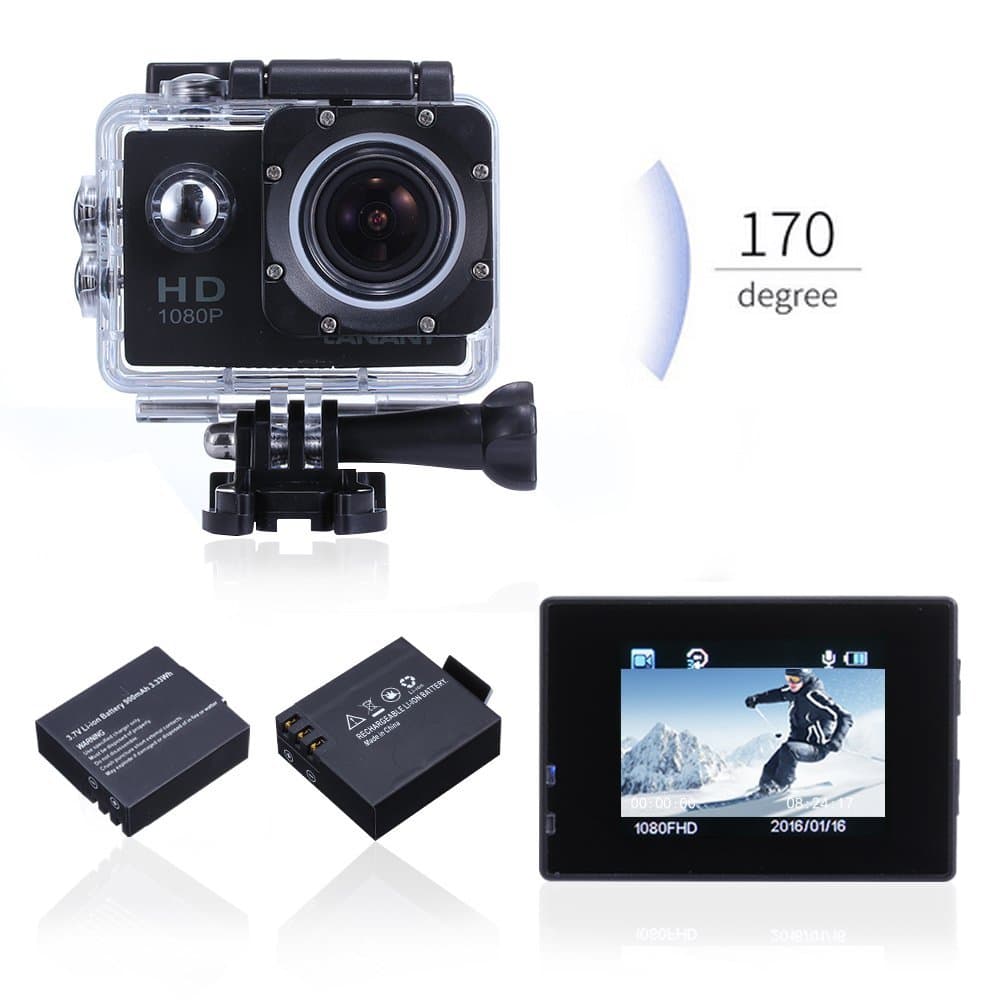 Waterproof HD Action Camera w/ Accesory Kit Only $46! (Reg. $140!)