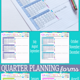 FREE Quarter Planning Pages