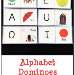 FREE Alphabet Dominoes Set