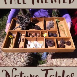 FREE Fall Themed Nature Tables