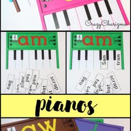 FREE Word Family Pianos