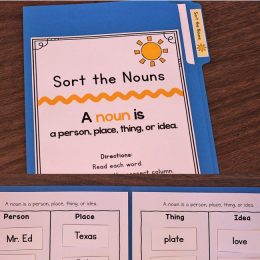 FREE Sort Noun Pack