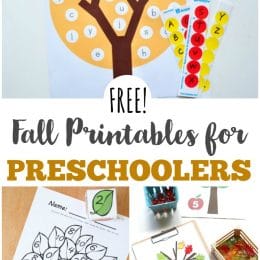 FREE Fall Printables for PreK
