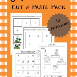 FREE AUTUMN CUT AND PASTE PACK (Instant Download!)