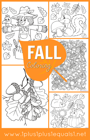 Free Fall Coloring Pages