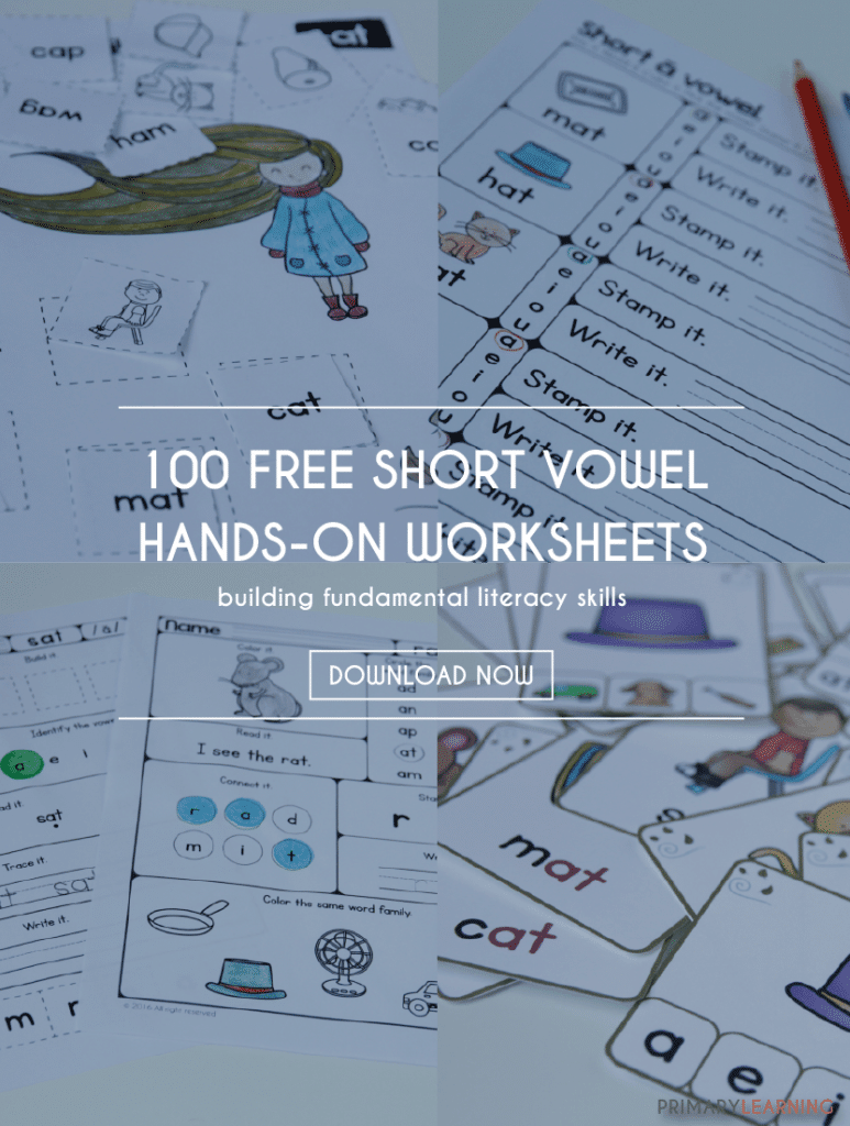 FREE Short A Words Worksheets