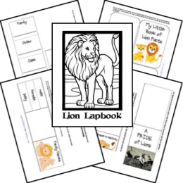 FREE Lion Lapbook