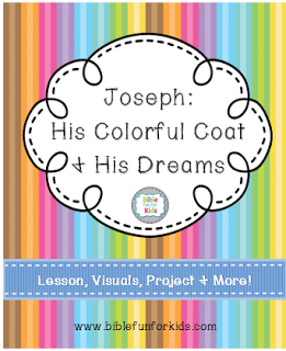 FREE Joseph and His Coat of Dreams Lesson