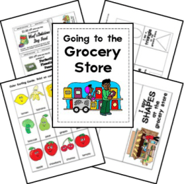 FREE Grocery Store Lapbook