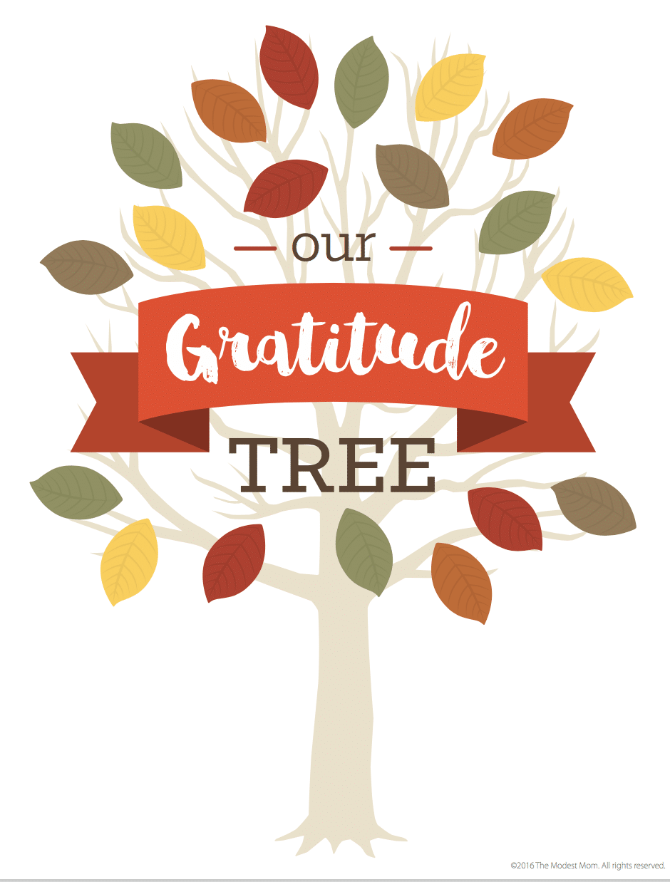 FREE Gratitude Tree