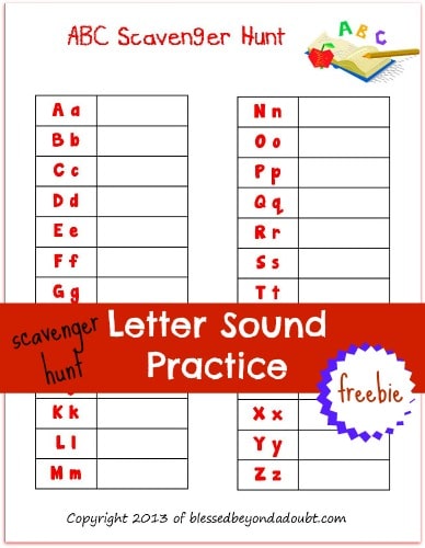 FREE Letter Practice Pages