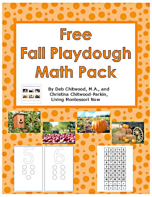 FREE Fall Play Dough Math Pack