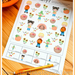 FREE Fall Graphing Printables