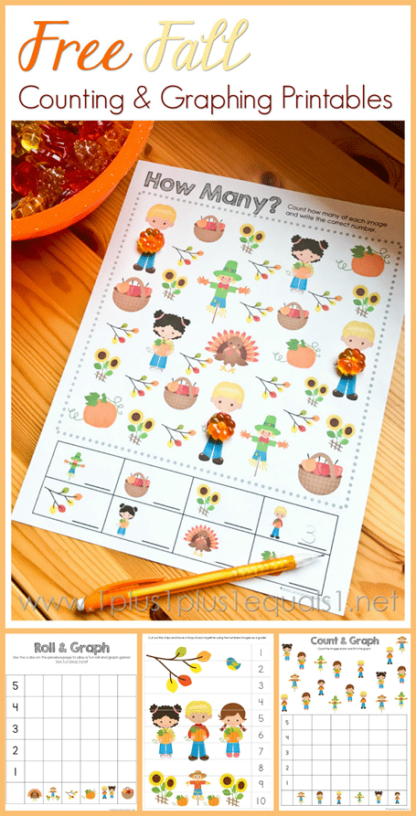 FREE Fall Graphing Printables