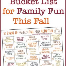 FREE Fall Family Fun List