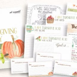 FREE Thankfulness Journaling pack