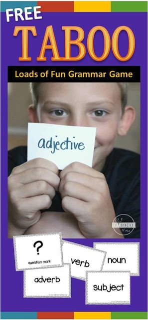 FREE Taboo Grammar Game