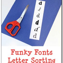 FREE Funky Fonts Letter Printables