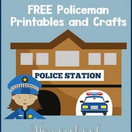 FREE Community Helper Series: Policeman Printables and Crafts