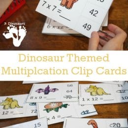 FREE Multiplication Clip Cards