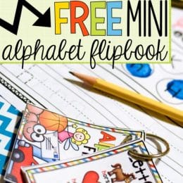 FREE Alphabet Mini Flip Book