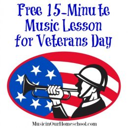 FREE Veterans Day Music Lesson