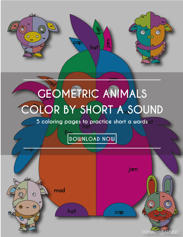 FREE Geometric Animals Printables