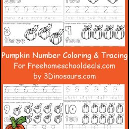 FREE PUMPKIN TRACE AND COLOR SET (Instant Download)