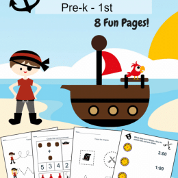 Free Pirate Worksheet Pack