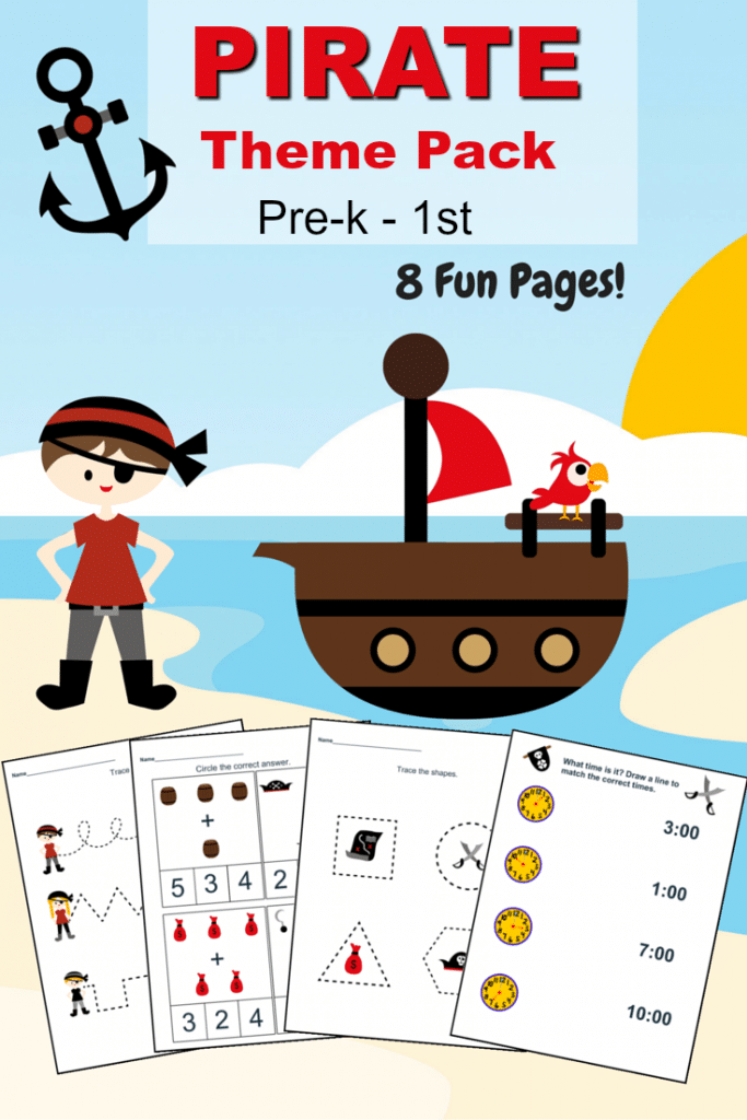 Free Pirate Worksheet Pack