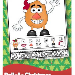 Free Christmas Mr. Potato Head Printable Game