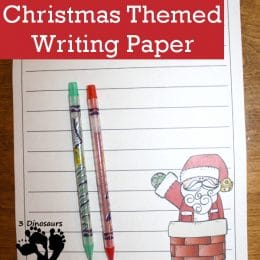 Free Christmas Themed Writing Paper