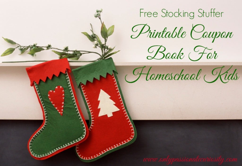 Free Christmas Coupon Printables for Homeschoolers