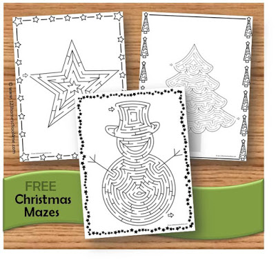 Free Christmas Maze Printables