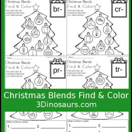 Free Christmas Blends Find & Color Printables