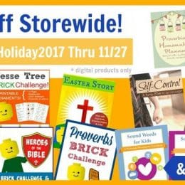 40% Off Digital Products at Proverbial Homemaker - Lego Challenges, Planners, & More!