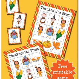 Free Thanksgiving BINGO Game