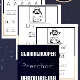 Free Stormtrooper Preschool Handwriting Pack