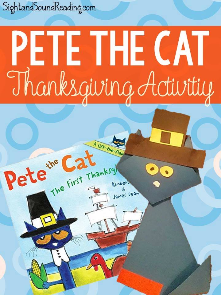 Free Pete the Cat Thanksgiving Activity