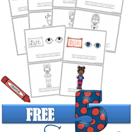 Free Five Sense Mini Book