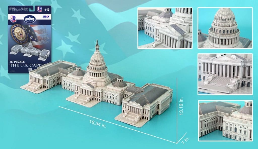 US Capitol Building 3D Puzzle Only $11.97!