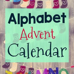 Free Alphabet Advent Calendar