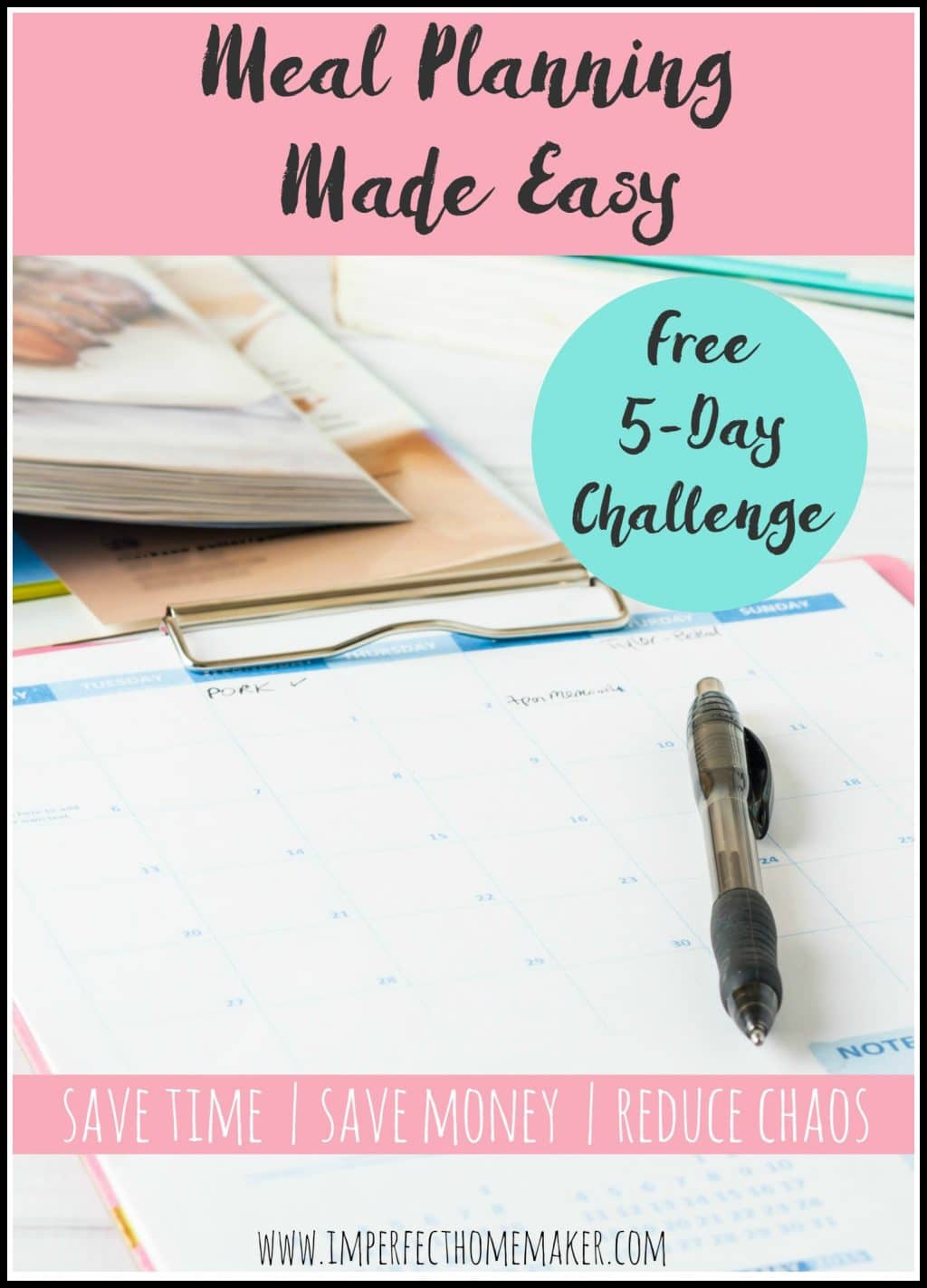 Free Meal Planning Made Easy Challenge