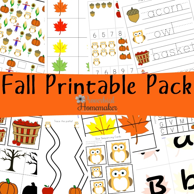 Free Fall Printable Pack