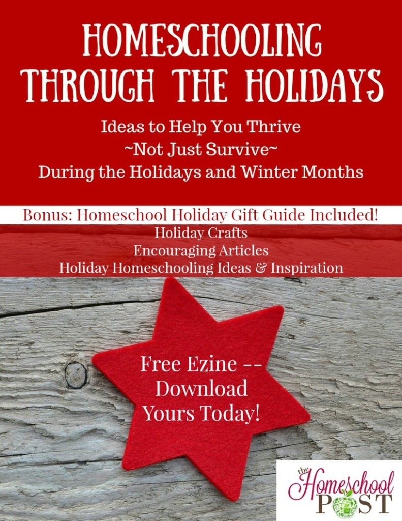 Free Homeschooling Through the Holidays Ezine